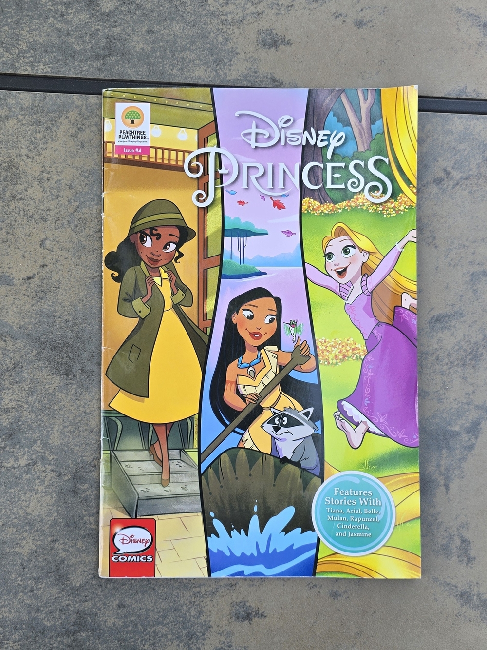 Disney Princess Comic Book - Colorful Illustrated Cover